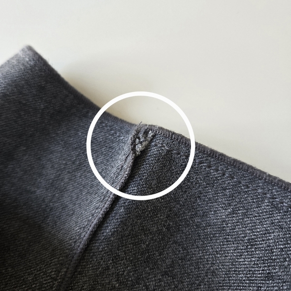 ZARA ZW COLLECTION Seamed Fitted Stretch Mock Neck Long Dress - Picture 16 of 16